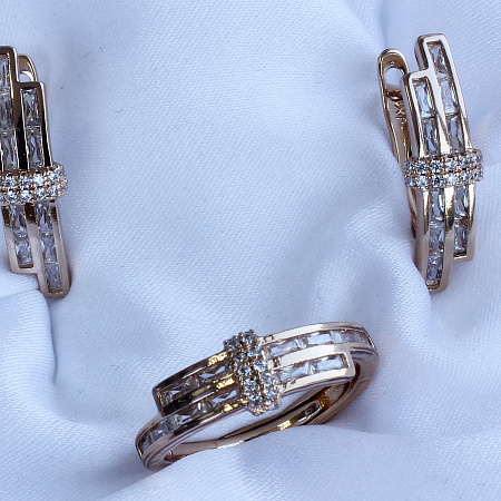 Комплект (серьги-кольцо ) Xuping (18ks08900-ZZ1289)