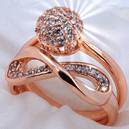 Кольцо ( 2 кольца ) Xuping (18kr07600-ZZ0876)