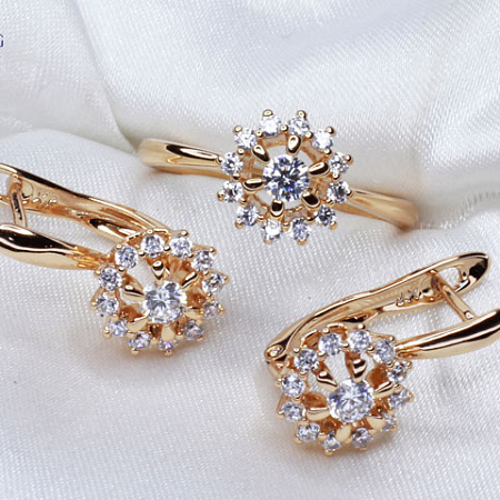 Комплект (серьги -кольцо) Xuping (18ks04200-ZZ1242)