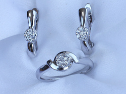 Комплект (серьги-кольцо ) Xuping (ffks01200-ZZ1312)