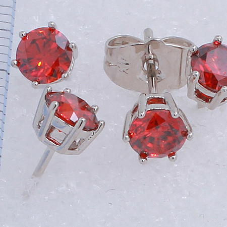 Пуссеты  2 пары  Xuping (ffke02115-ZZ8421)