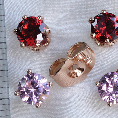 Пуссеты  2 пары Xuping (18e06602-ZZ1566)