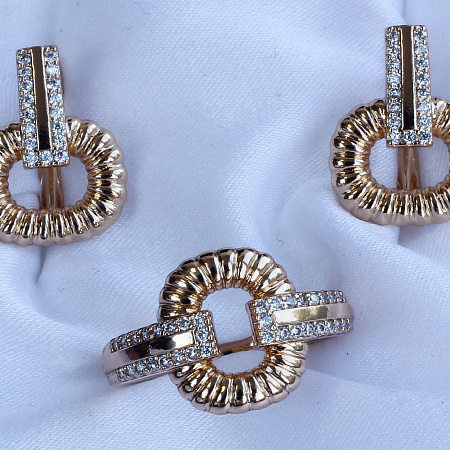 Комплект (серьги-кольцо ) Xuping (18ks09000-ZZ1290)