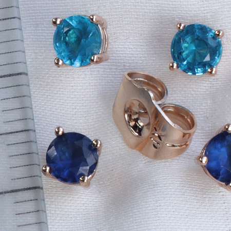 Пуссеты  2 пары Xuping (18e06905-ZZ1569)