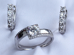 Комплект (серьги-кольцо ) Xuping (ffks01000-ZZ1310)