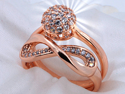 Кольцо ( 2 кольца ) Xuping (18kr07600-ZZ0876)