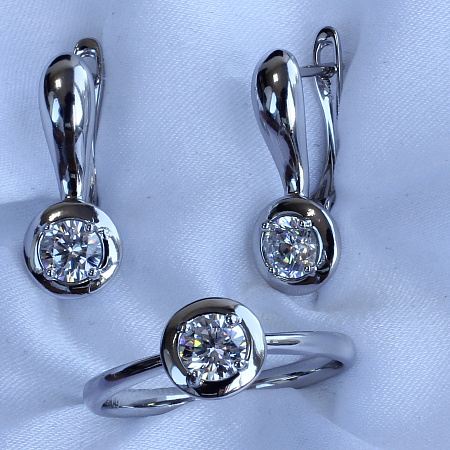 Комплект (серьги-кольцо ) Xuping (ffks01100-ZZ1311)